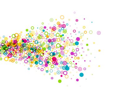 çember desenli arkaplan.