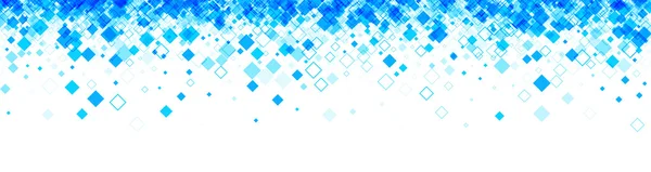 Bannière avec losanges bleues . — Image vectorielle