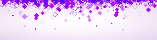 Banner com losango lilás . — Vetor de Stock