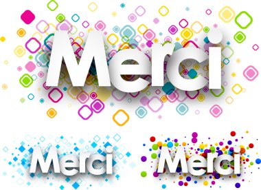 Teşekkürler renkli afiş.