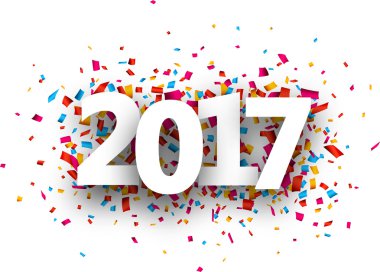 2017 yeni yıl arka plan. 