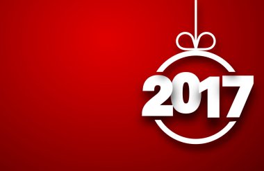 2017 yeni yıl arka plan. 