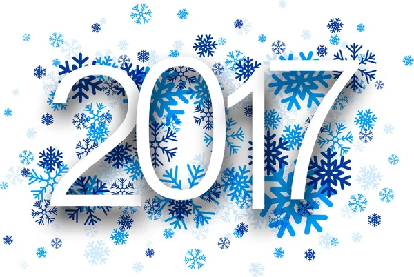2017 nouvelle année fond . — Image vectorielle