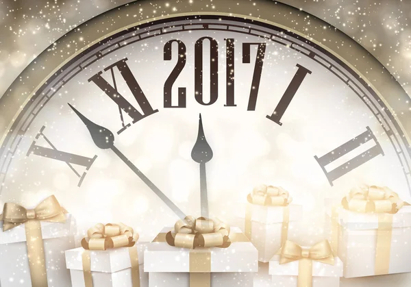 Φόντο νέο έτος 2017. — Διανυσματικό Αρχείο