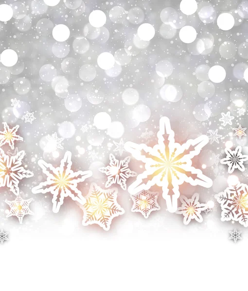 Winter shining with snowflakes — Stock Vector