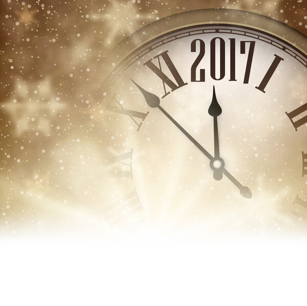New Year clock 