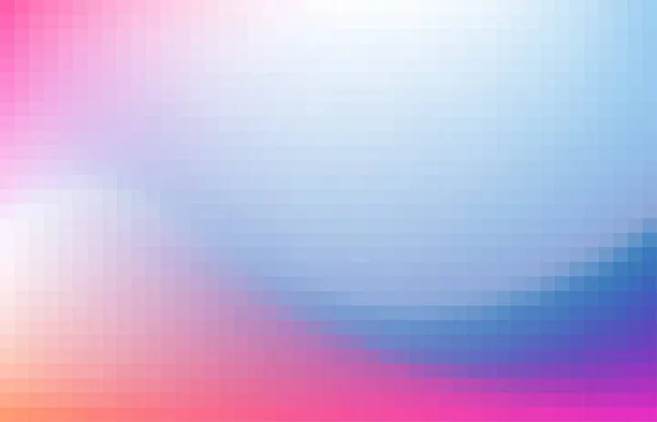 Multicolorido Desfocado Pixelated Fundo Design Gradiente Rosa Azul Ilustração Vetorial — Vetor de Stock