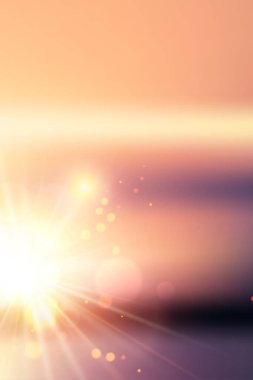 Sıcak gün batımı ya da soyut arkaplan. Web tasarımı, mobil uygulama, duvar kağıdı. Vektör illüstrasyonu.