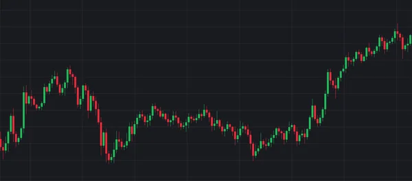 Abstrakt Grön Och Röd Ljusstake Stock Diagram Svart Bakgrund Vektorillustration — Stock vektor