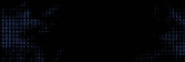 Soyut yarım ton ikili kod siyah arkaplan. Vektör illüstrasyonu.