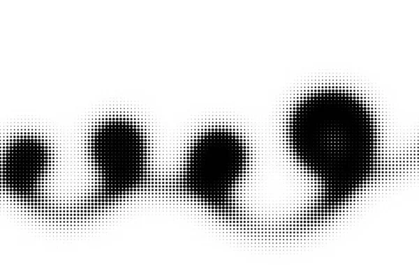 Абстрактные Черные Галоши Одной Пунктирной Текстуры Векторная Иллюстрация — стоковый вектор