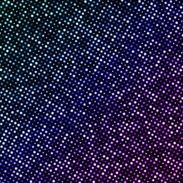 Blå Och Violett Lutning Prickade Halftone Bakgrund Vektorillustration — Stock vektor