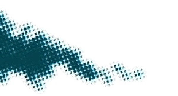 Abstrait Demi Teinte Bleu Vert Pointillé Daub Élément Design Illustration — Image vectorielle
