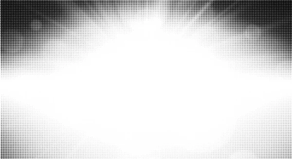 Cadre Explosion Pointillé Demi Ton Noir Illustration Vectorielle — Image vectorielle