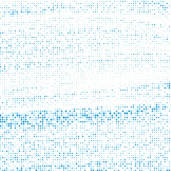 Abstrakt Blå Halvton Prickig Bakgrund Vektorillustration — Stock vektor