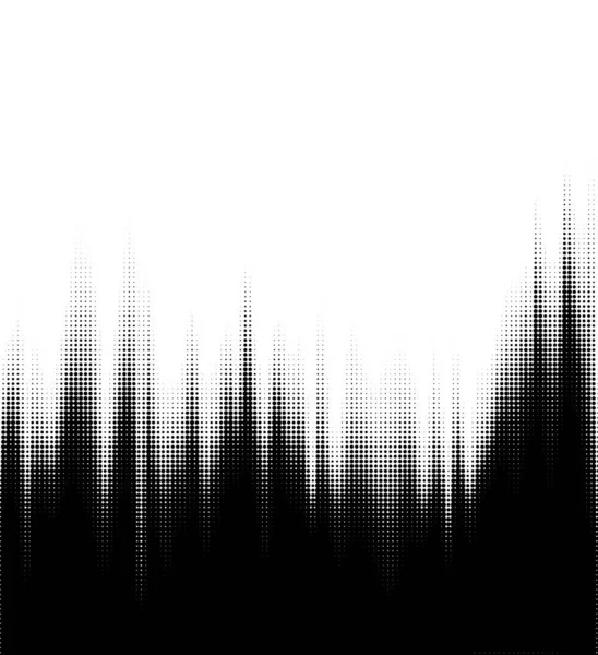 Schwarz Weißer Farbverlauf Auf Halbem Hintergrund Vektorillustration — Stockvektor