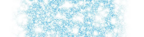 Fondo Punteado Azul Abstracto Medio Tono Cielo Nublado Clima Nevado — Vector de stock