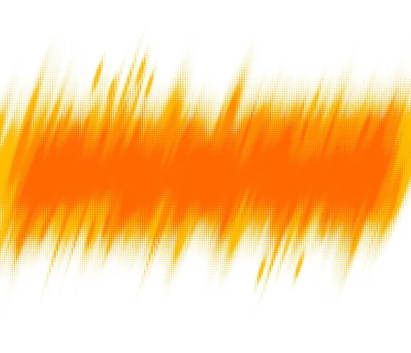 Stimme Musik Gesprächsband Orangefarbene Wellenform Schallwellenmuster Equalizer Vektorillustration — Stockvektor