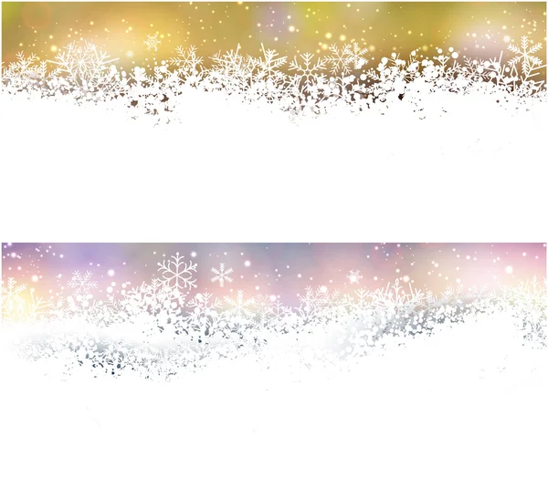 Kerstmis banners — Stockvector