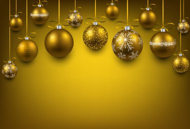 дуги фону з золотих куль Різдво. 