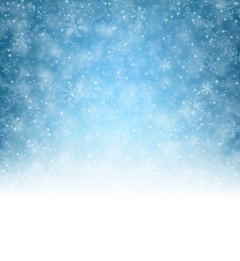 Kristal kar taneleri ile Noel arka plan.