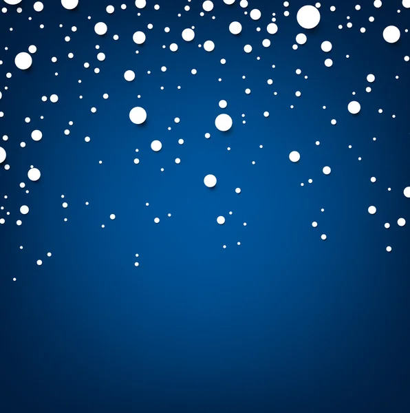 Snö blå abstrakt bakgrund. — Stock vektor