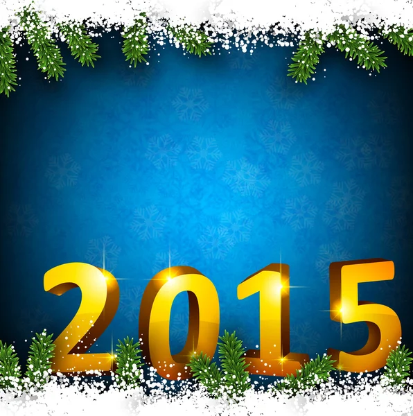 Frohes neues Jahr 2015. — Stockvektor