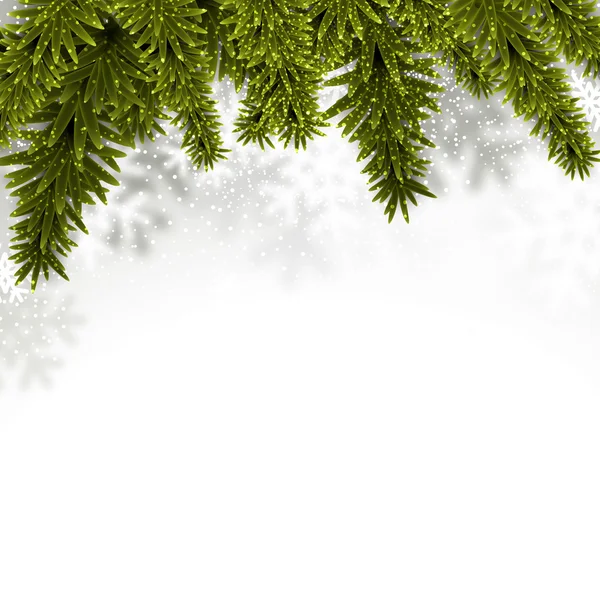 杉木圣诞节背景. — 图库矢量图片