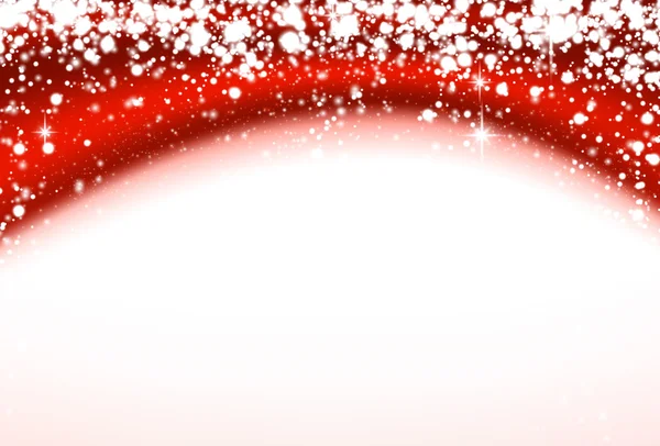 Natale sfondo ondulato rosso con stelle . — Vettoriale Stock
