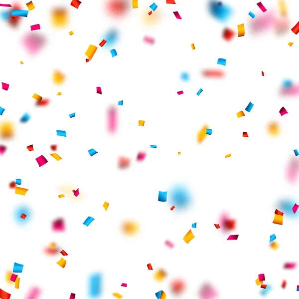 Fondo de celebración de Confetti . — Archivo Imágenes Vectoriales