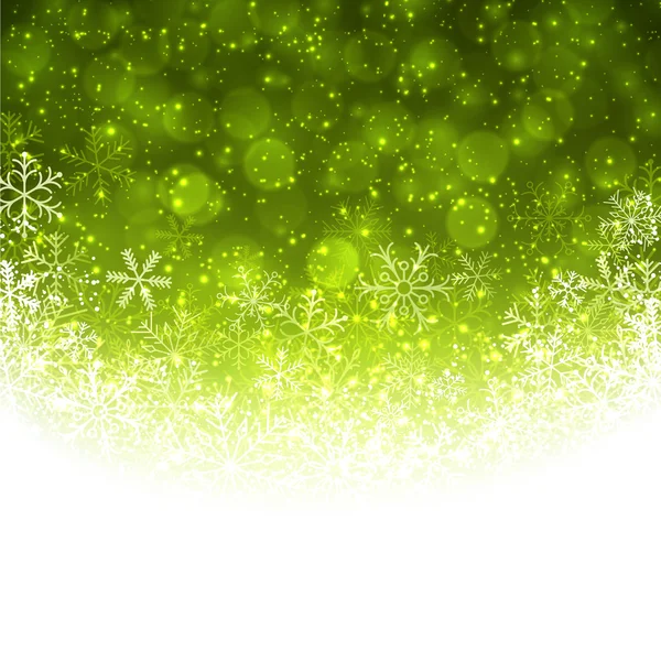 Weihnachten grün abstrakten Hintergrund. — Stockvektor