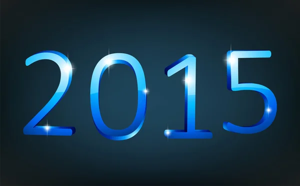 Feliz año nuevo 2015. — Vector de stock