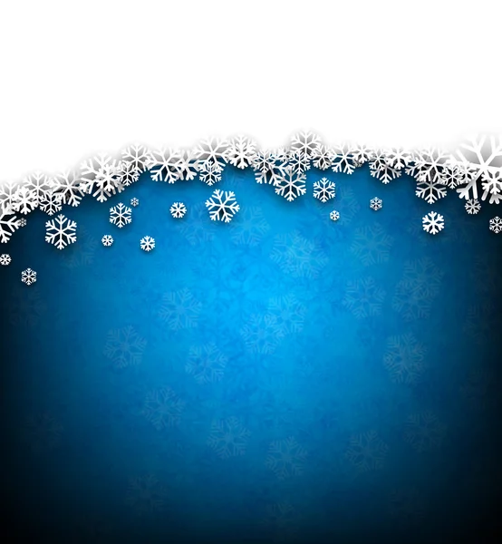 Christmas blue abstract background. — Stock Vector