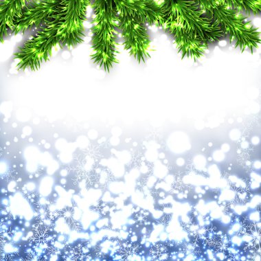 Mavi Noel arkaplanı.