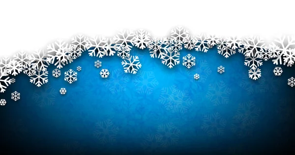Natale blu astratto sfondo . — Vettoriale Stock