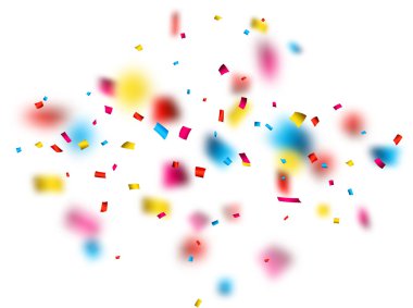 konfeti kutlama arka plan.