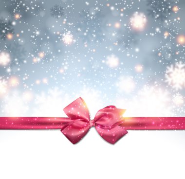 düşen kar taneleri ile Noel arka plan.