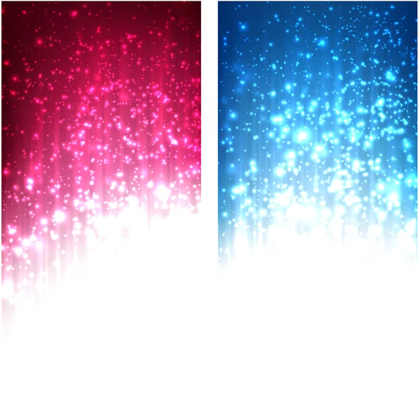 Christmas abstract banners. — Stock Vector