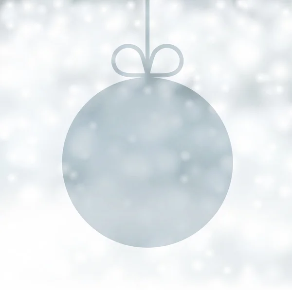 Srebrny tło Boże Narodzenie. — Wektor stockowy