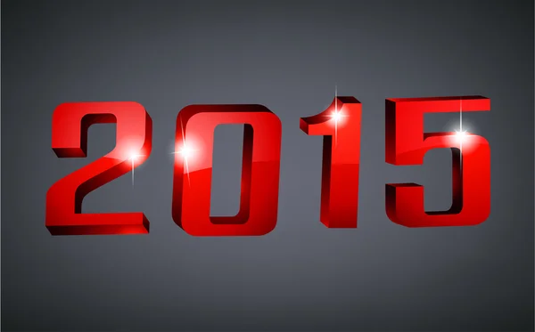 Mutlu yıllar 2015. — Stok Vektör