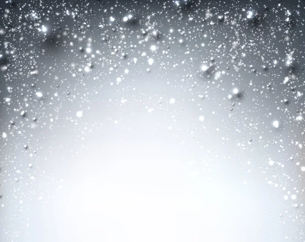 Winter starry christmas background. — 스톡 벡터