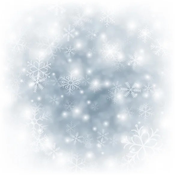 Christmas silver abstract background. — Stock Vector