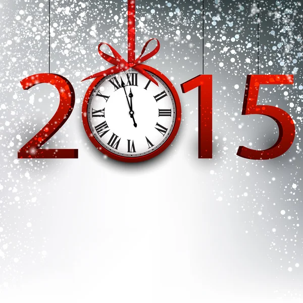 Hintergrund zum neuen Jahr 2015. — Stockvektor