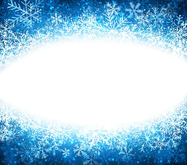 Navidad azul abstracto fondo . — Vector de stock