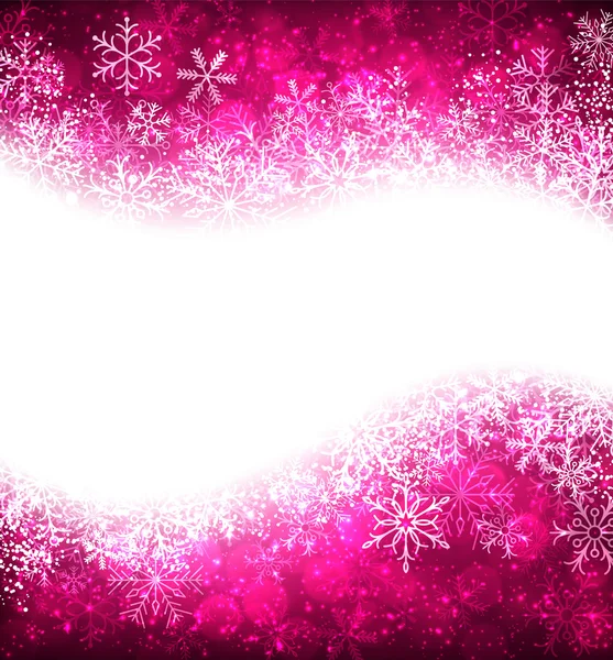 Kerstmis magenta abstracte achtergrond. — Stockvector