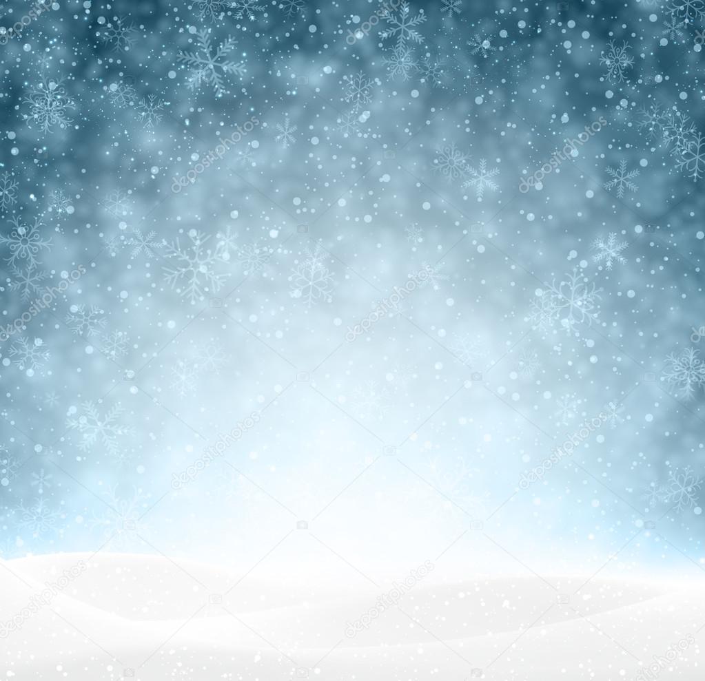 Christmas snowy background.