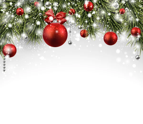 Ladin dallı Noel arkaplanı.