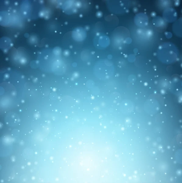 Jul snöiga bakgrund. — Stock vektor