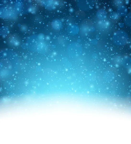 Christmas snowy background. — Stock Vector