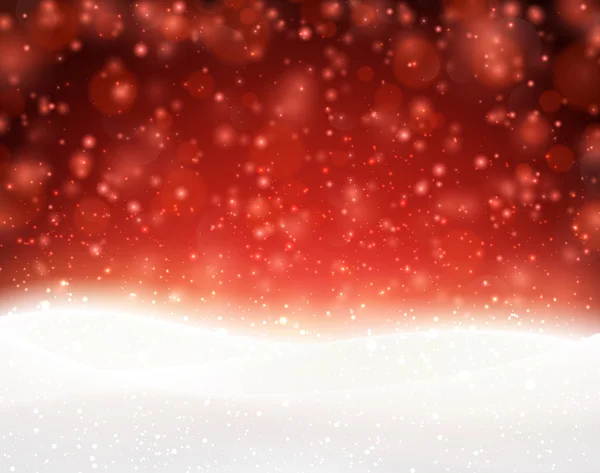 Jul snöiga bakgrund. — Stock vektor